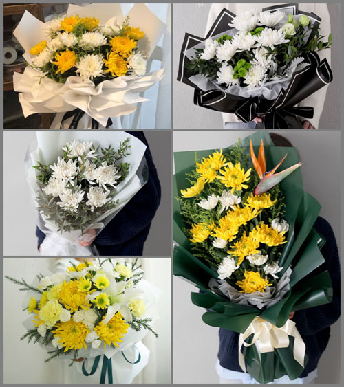 贵州黔南州长顺县敦操乡白事花束代送